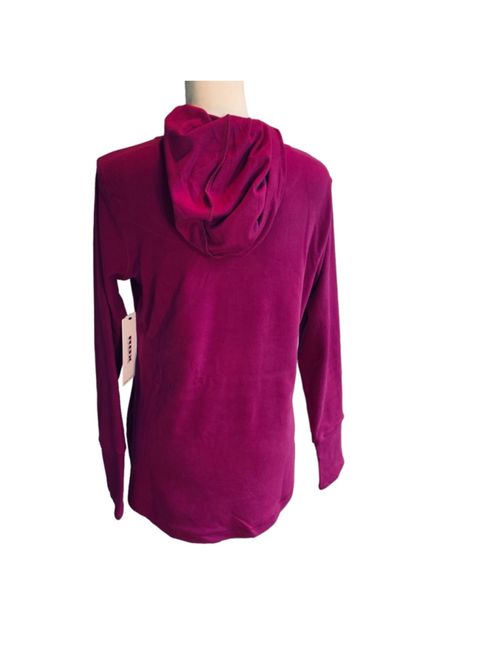 RBX fuscia pink microfleece hoodie size s - Picture 3 of 4